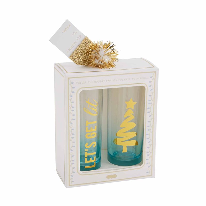 Mudpie Holiday Shot Glass Collection