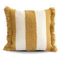 Logan Fringe Pillow Cover in Yellow