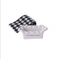 Mudpie Ceramic Loaf Pan & Towel Set