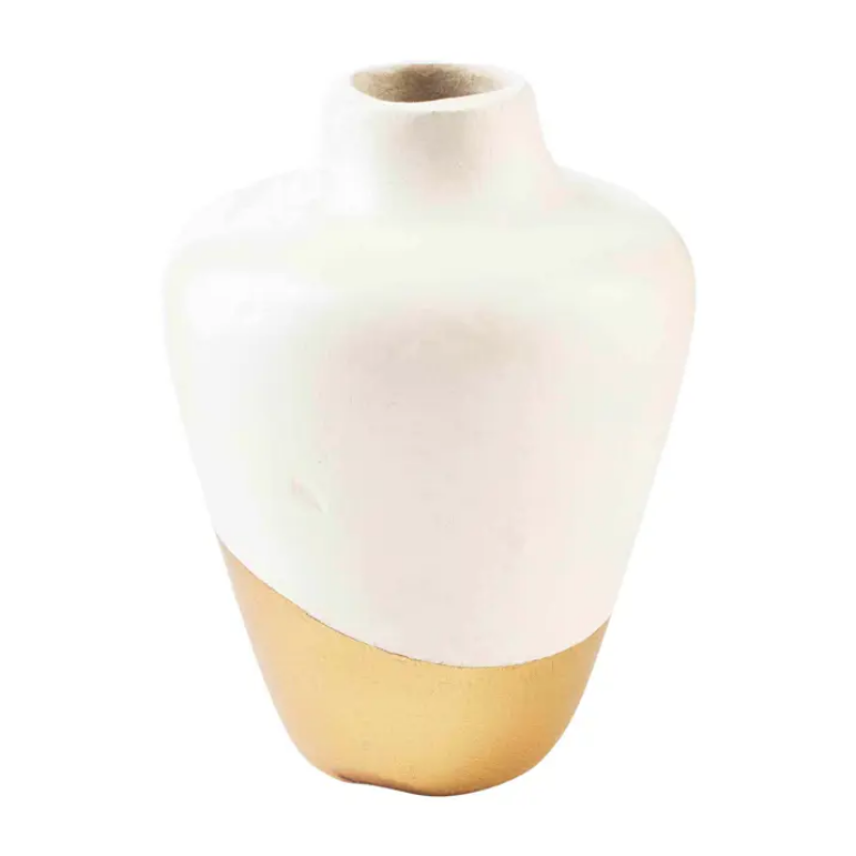 Mudpie Paper Mache Gold Bud Vases