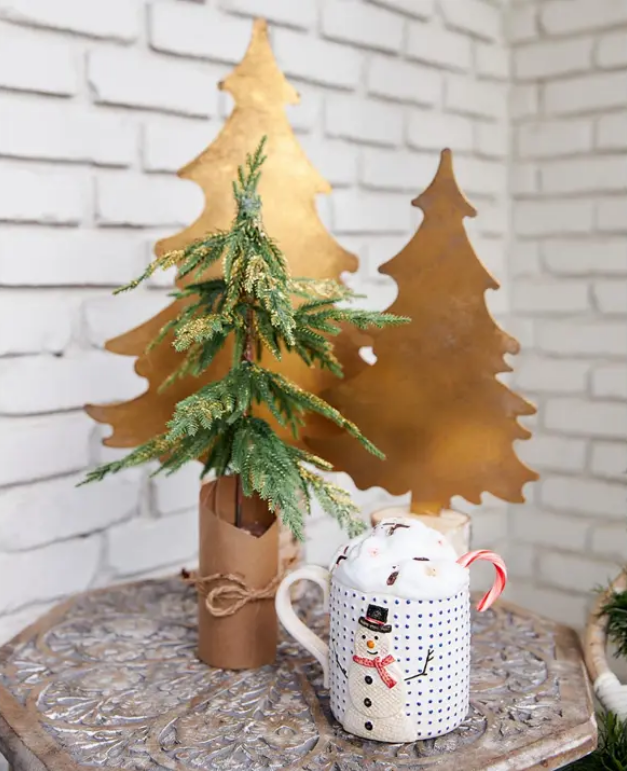 Mudpie Gold Metal & Birch Tree Sitters
