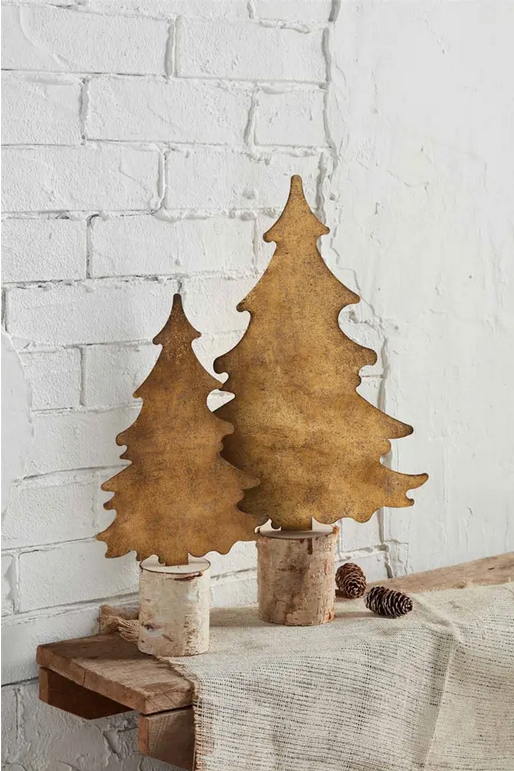 Mudpie Gold Metal & Birch Tree Sitters