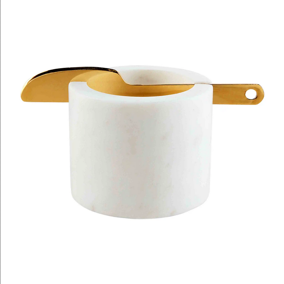 Mudpie Marble Dip Cup & Spreader Set