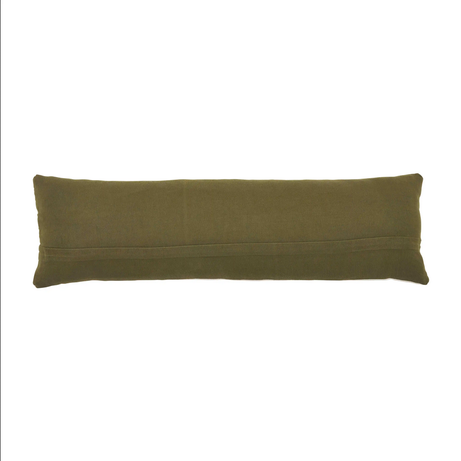 Mudpie Dhurrie Cotton Long Throw Pillow