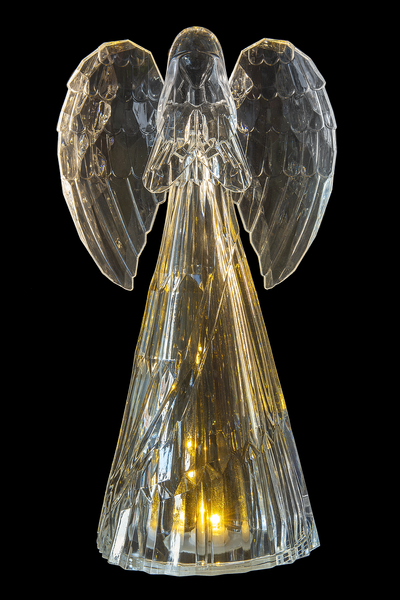 Ganz Clear Acrylic Light Up Angel