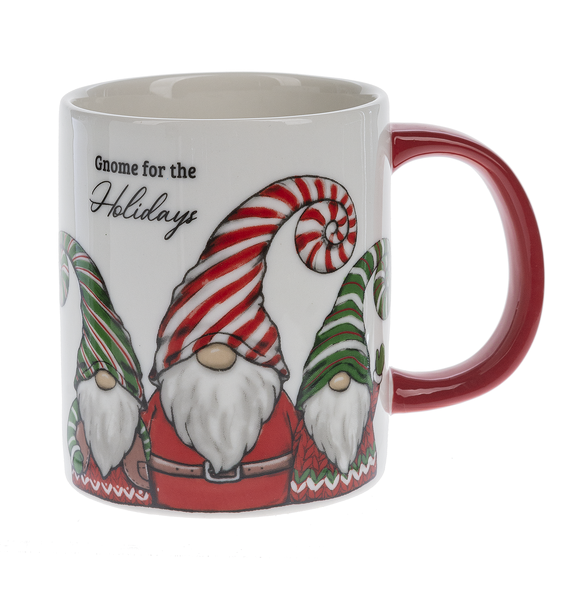 Ganz Peppermint Christmas Gnome Coffee Mug