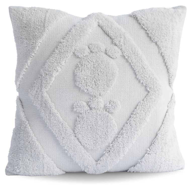 Paw Prints On My Heart Tufted Pillow Cover