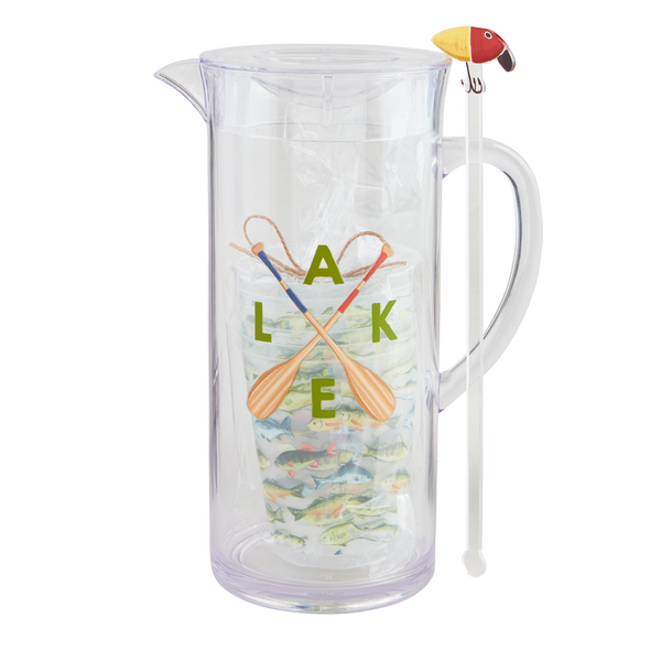 mudpie pitcher cup set