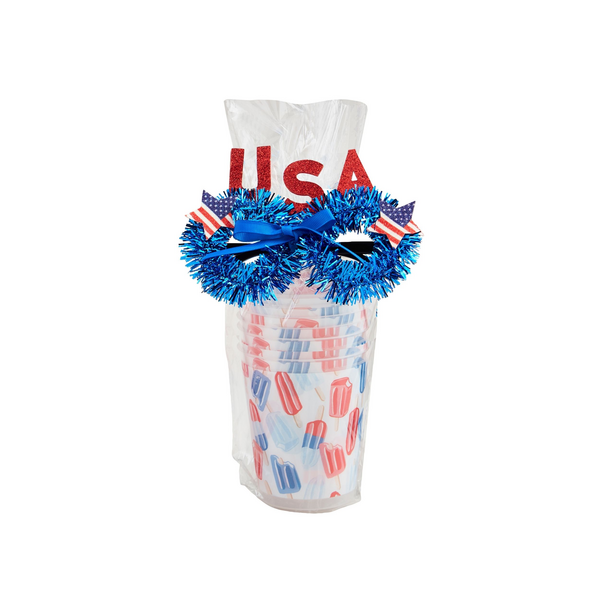 mudpie usa cup set